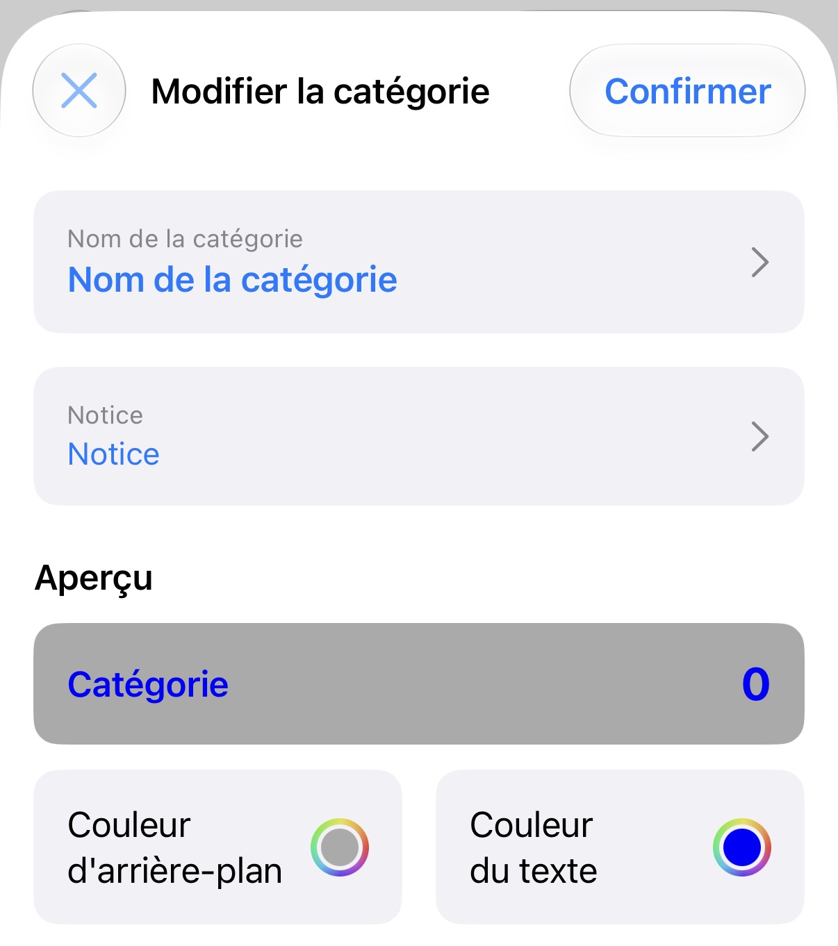 Informations visuelles