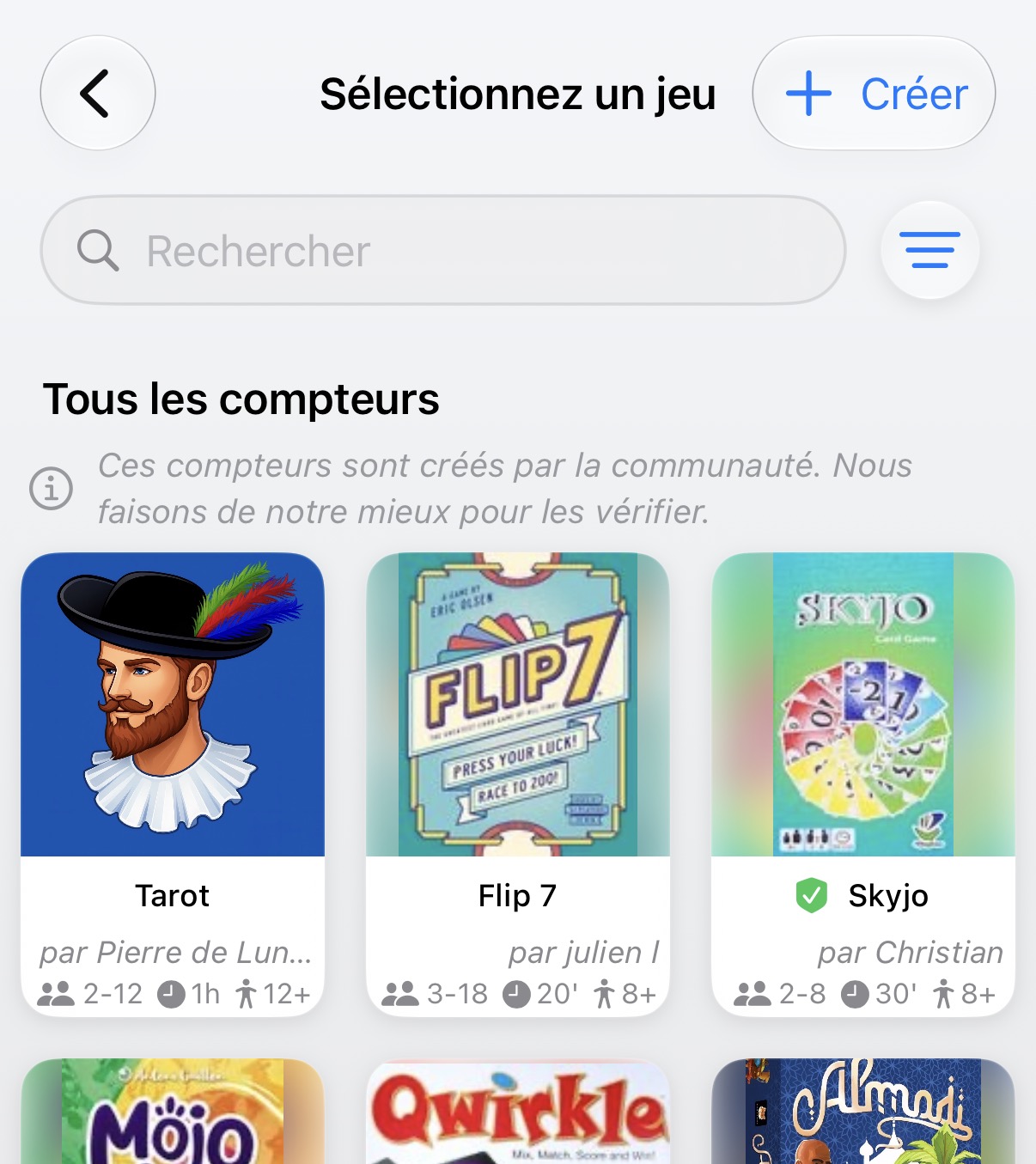 Rechercher l'existant